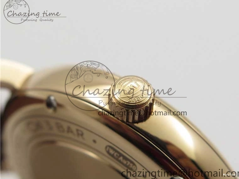 MIROTIME 1226 Portofino 37mm RG V7F 1:1 Best Edition Gray Dial on Deep Brown Leather Strap A SunProtective 7090